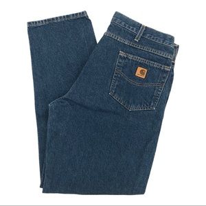 Carhartt Men's Relaxed Fit Tapered Leg Jeans B17DST